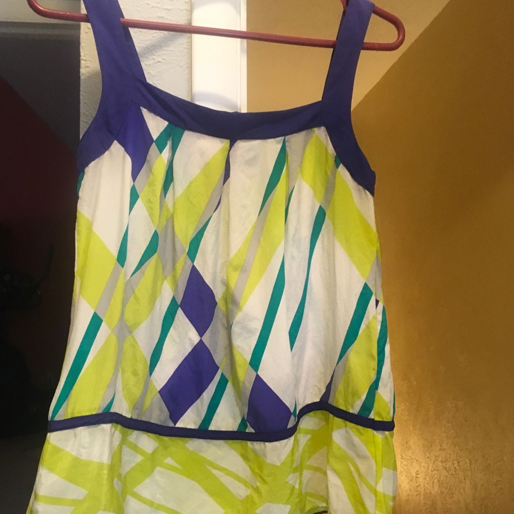 💯silk Hurley sleeveless  blouse - Picture 3 of 4